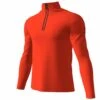 Halti Moodi Mens Half Zip Fleece Cherry Tomato Red -Cheap Ski Wear Store 0880098 T65 moodie draw front