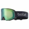 Bolle Nevada Black Corp Photochromic Ski Goggles -Cheap Ski Wear Store BG096009 Nevada Black Corp Matte Phantom Green Emerald 01