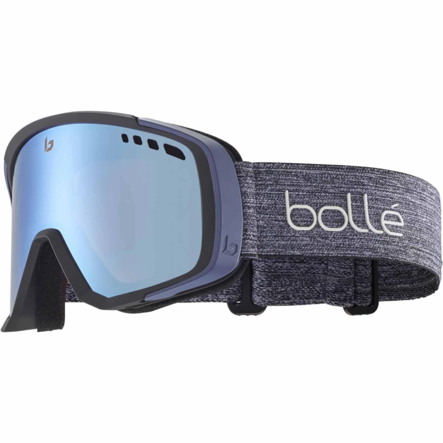 Bolle Mammoth Black Matte Denim Ski Goggles 3 Bolle Mammoth Black Matte Denim Ski Goggles